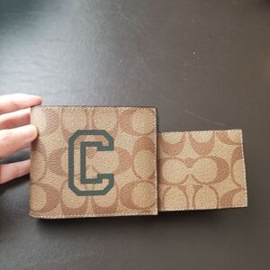 NWT Coach Men Wallet and Card Case